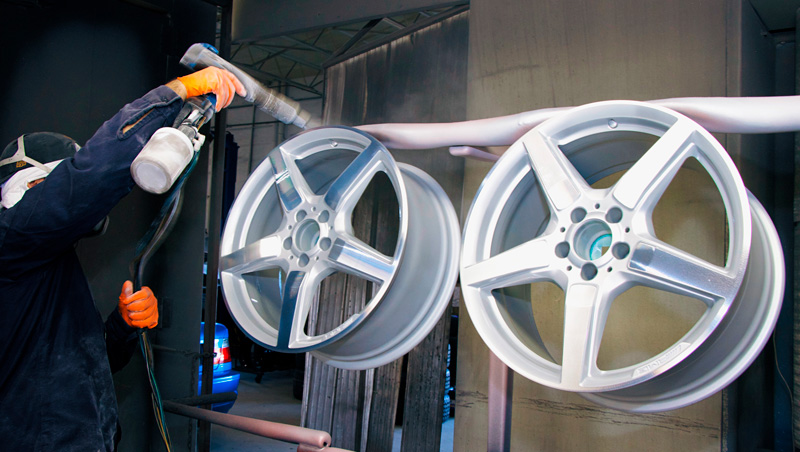 Wheels Doctor Powder Coating: superior scratch, impact, and chemical resistance 