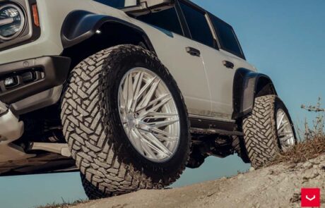 ford bronco raptor hybrid with vossen wheels from wheels doctor