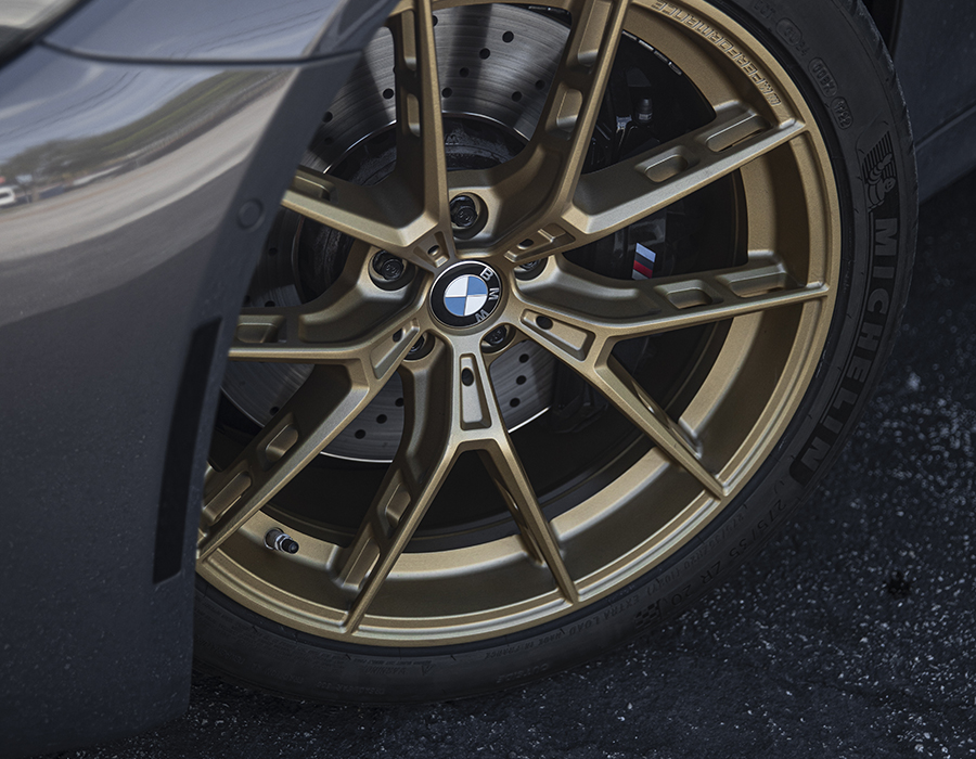 BMW wheel being repaired at Wheels Doctor