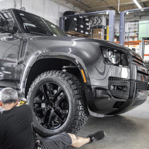 High-end wheel inspection by our technicians