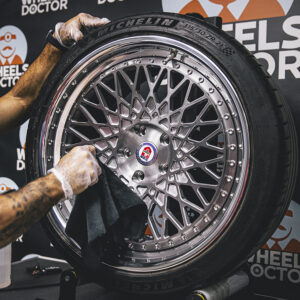 Luxury wheel repair in our Miami shop